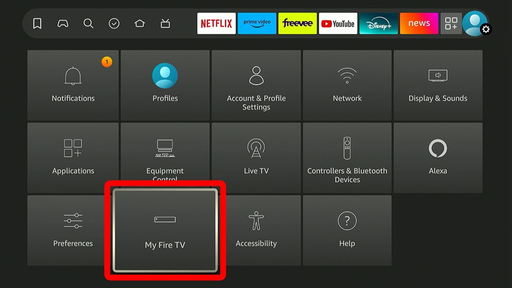 How to Restart Your Fire TV Through Settings