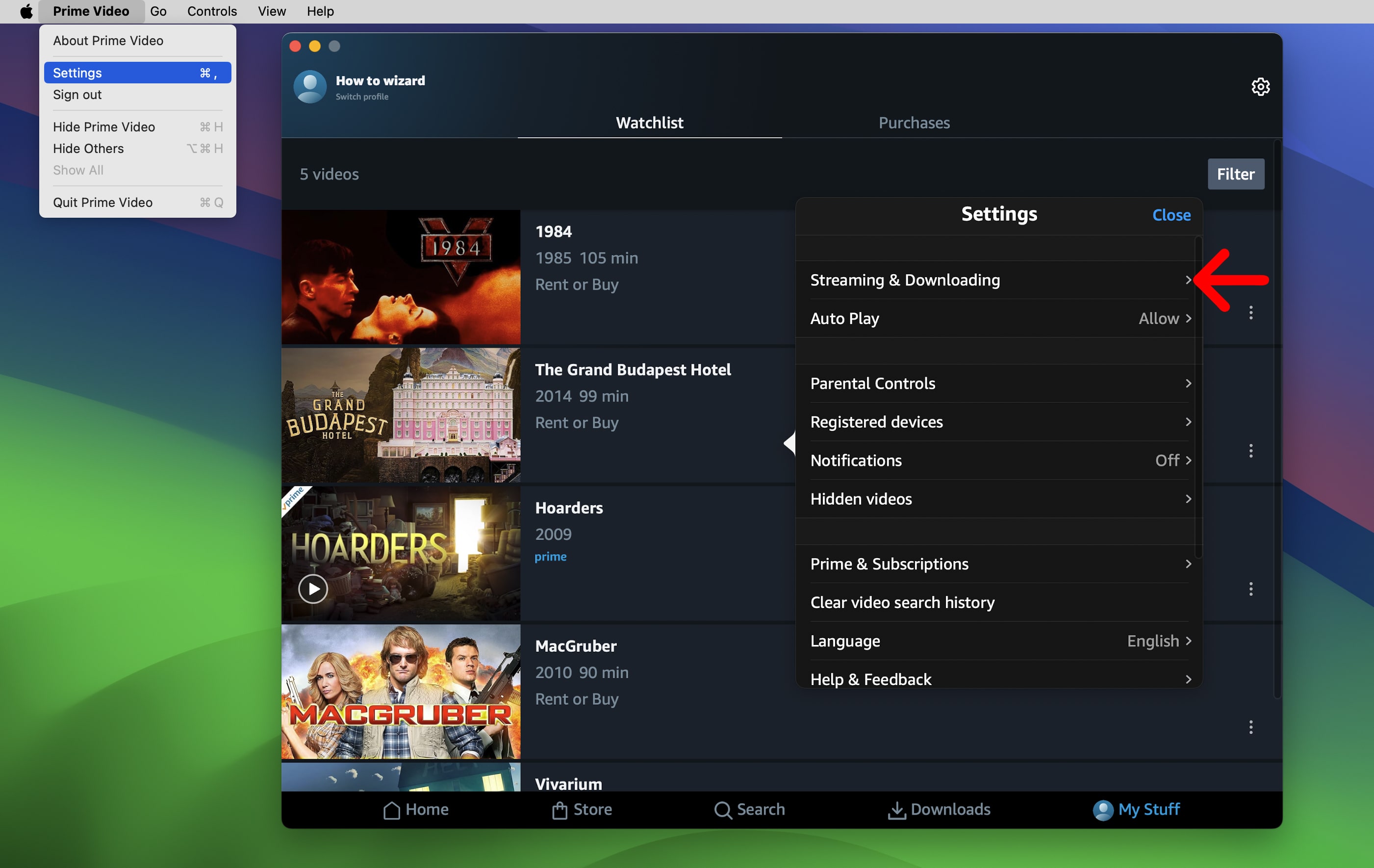 How to Download Content From Prime Video to a Mac