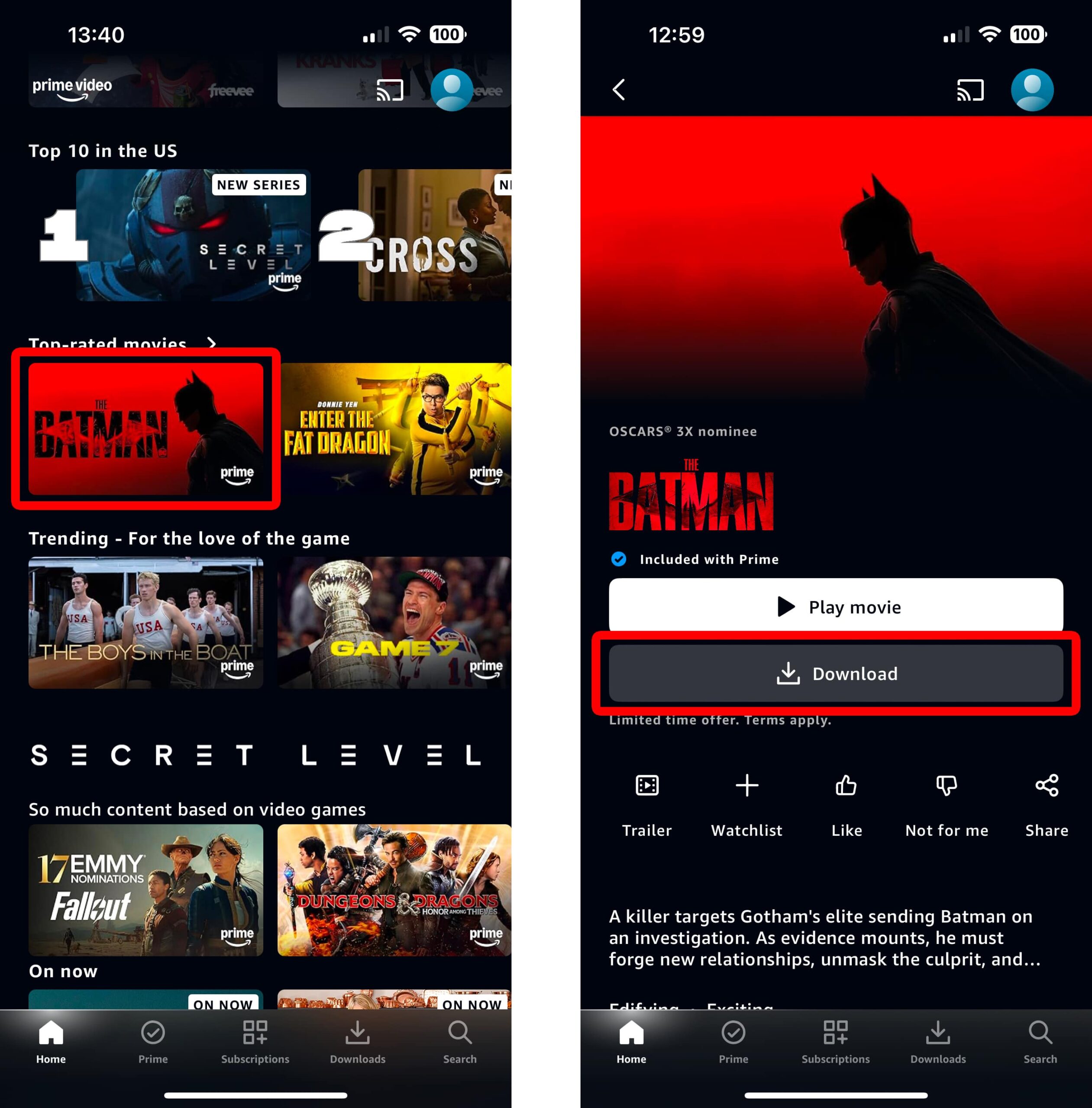 How to Download Content From Prime Video to a Smartphone