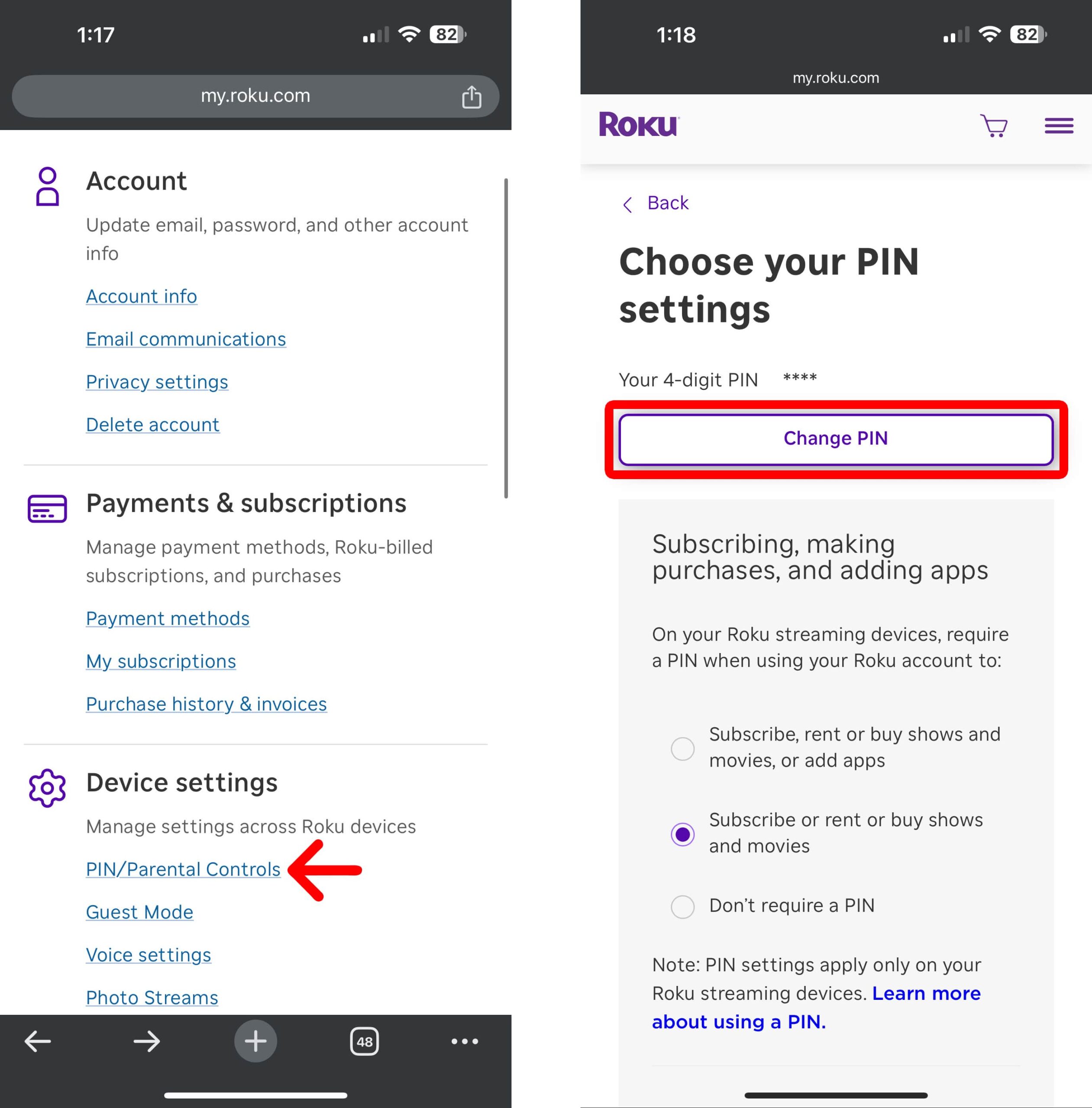 How to Change Your Roku PIN