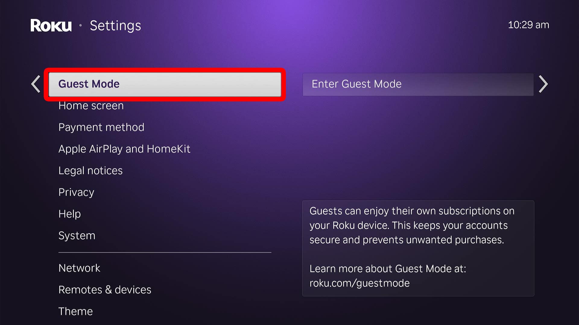 How to Set Up Guest Mode on a Roku Device to change account