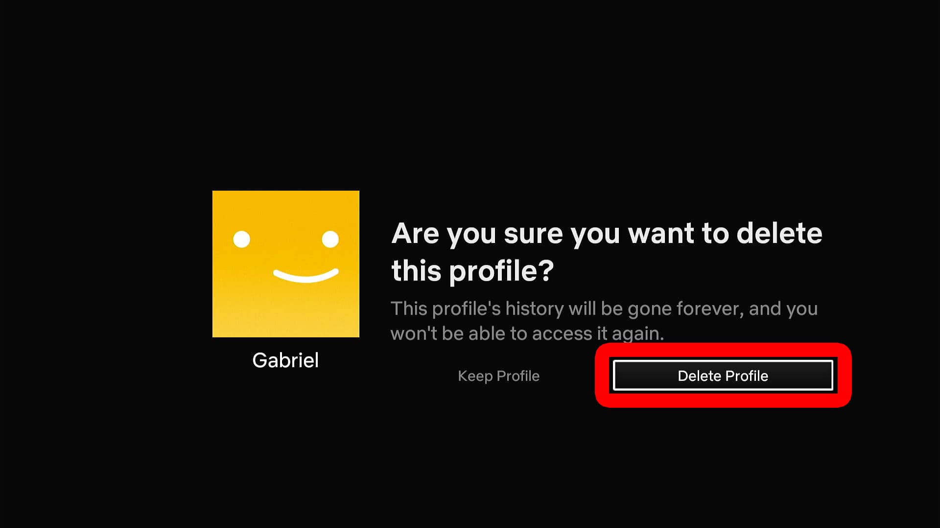 How to Delete a Netflix Profile From a TV