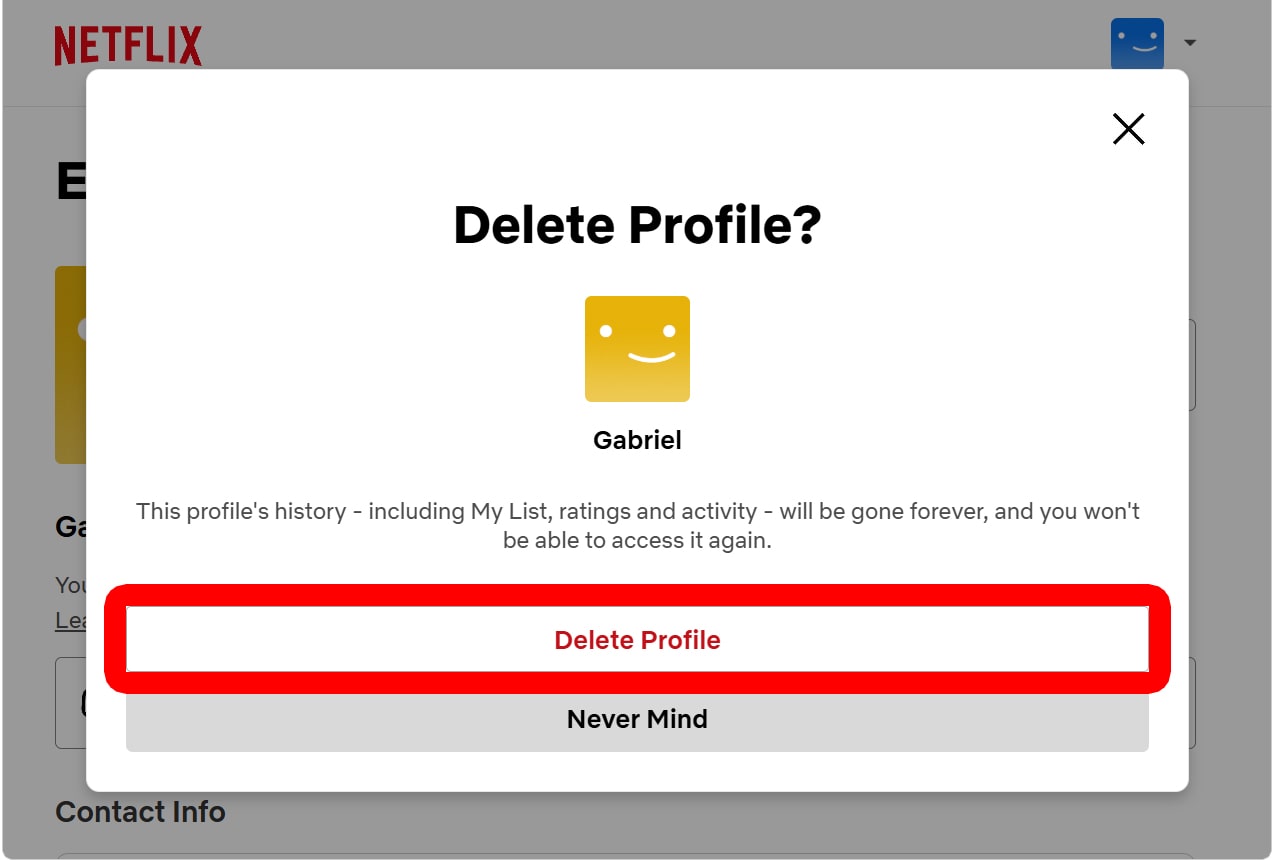 How to Delete a Netflix Profile From a Web Browser