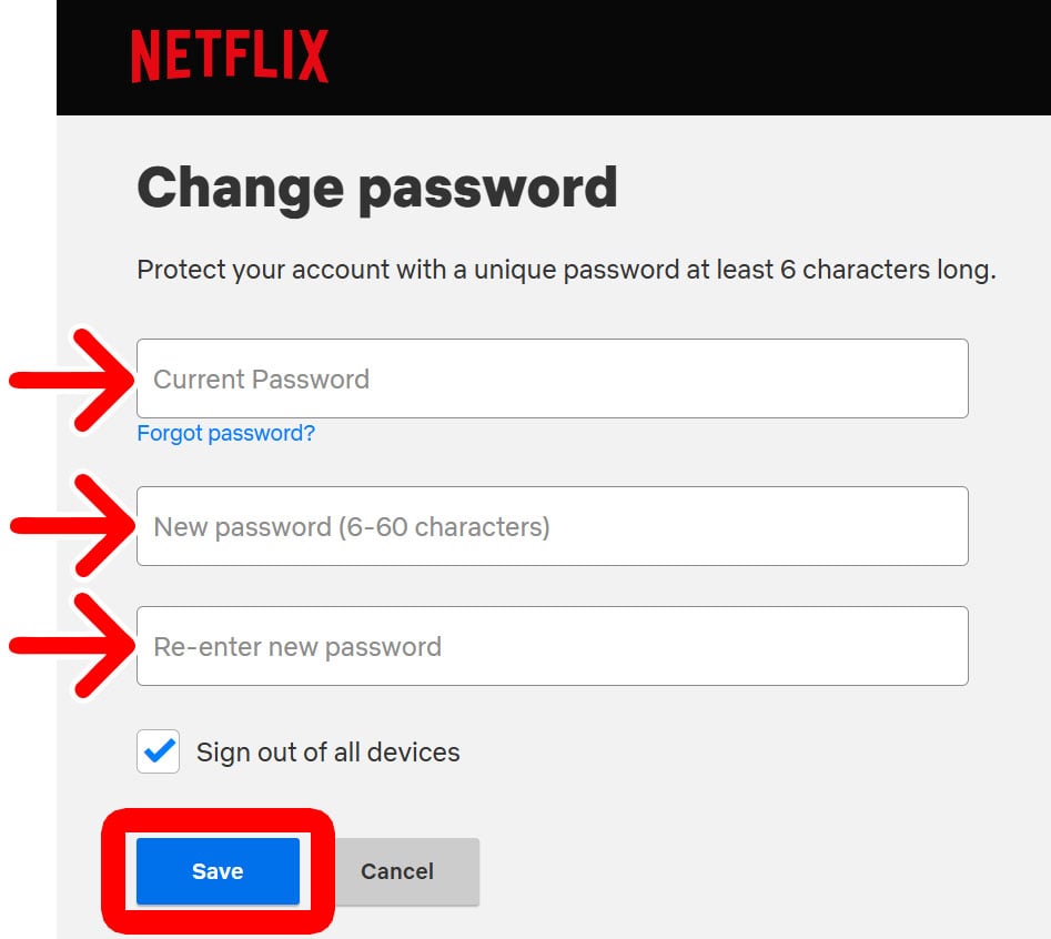 How to Change Your Netflix Password