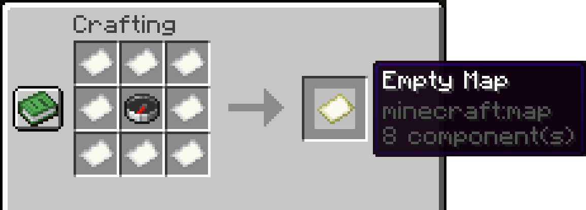 How to Craft an Empty Map in Minecraft