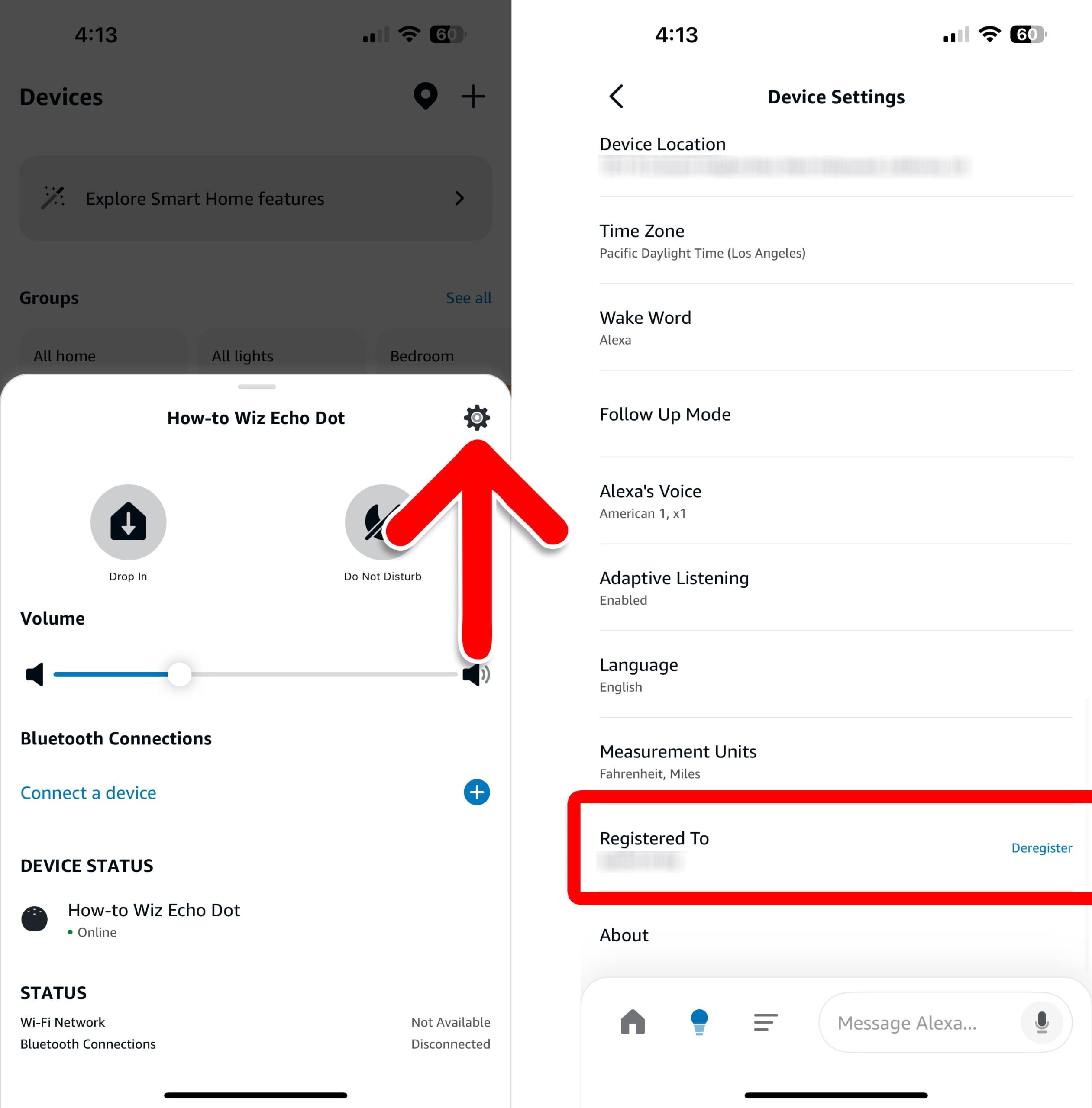 How to Deregister an Echo Dot