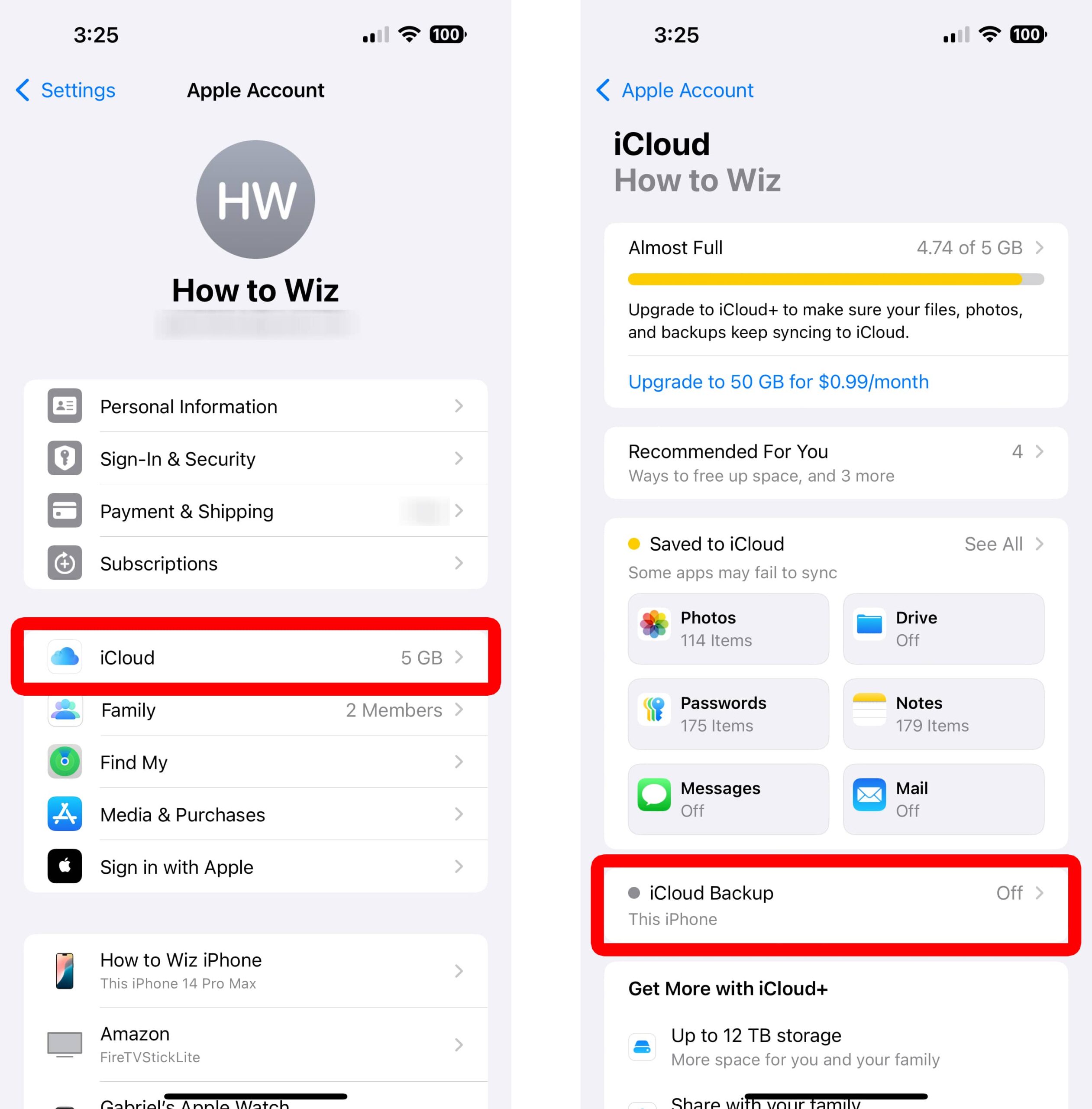 How to Back Up an iPhone to iCloud