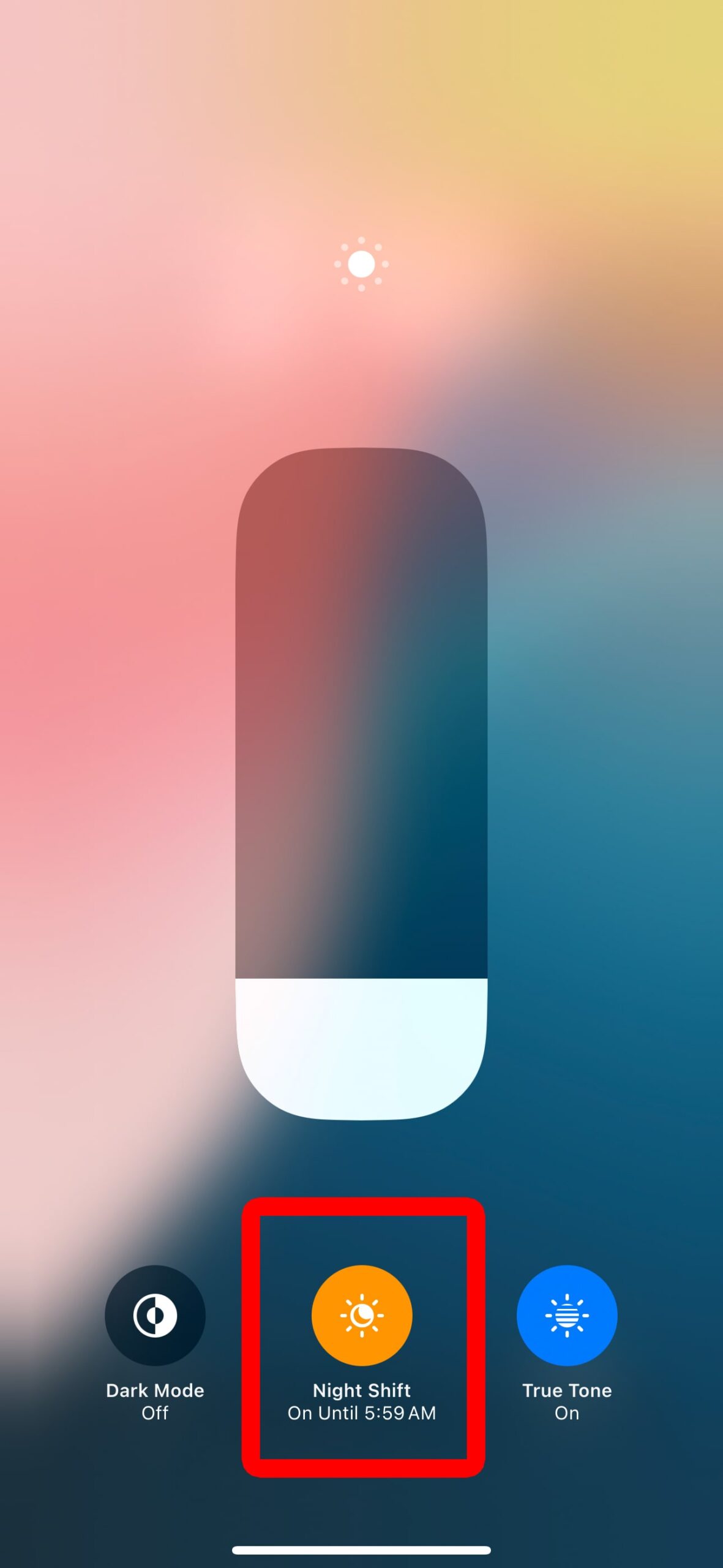 How to Quickly Turn On Night Shift Mode