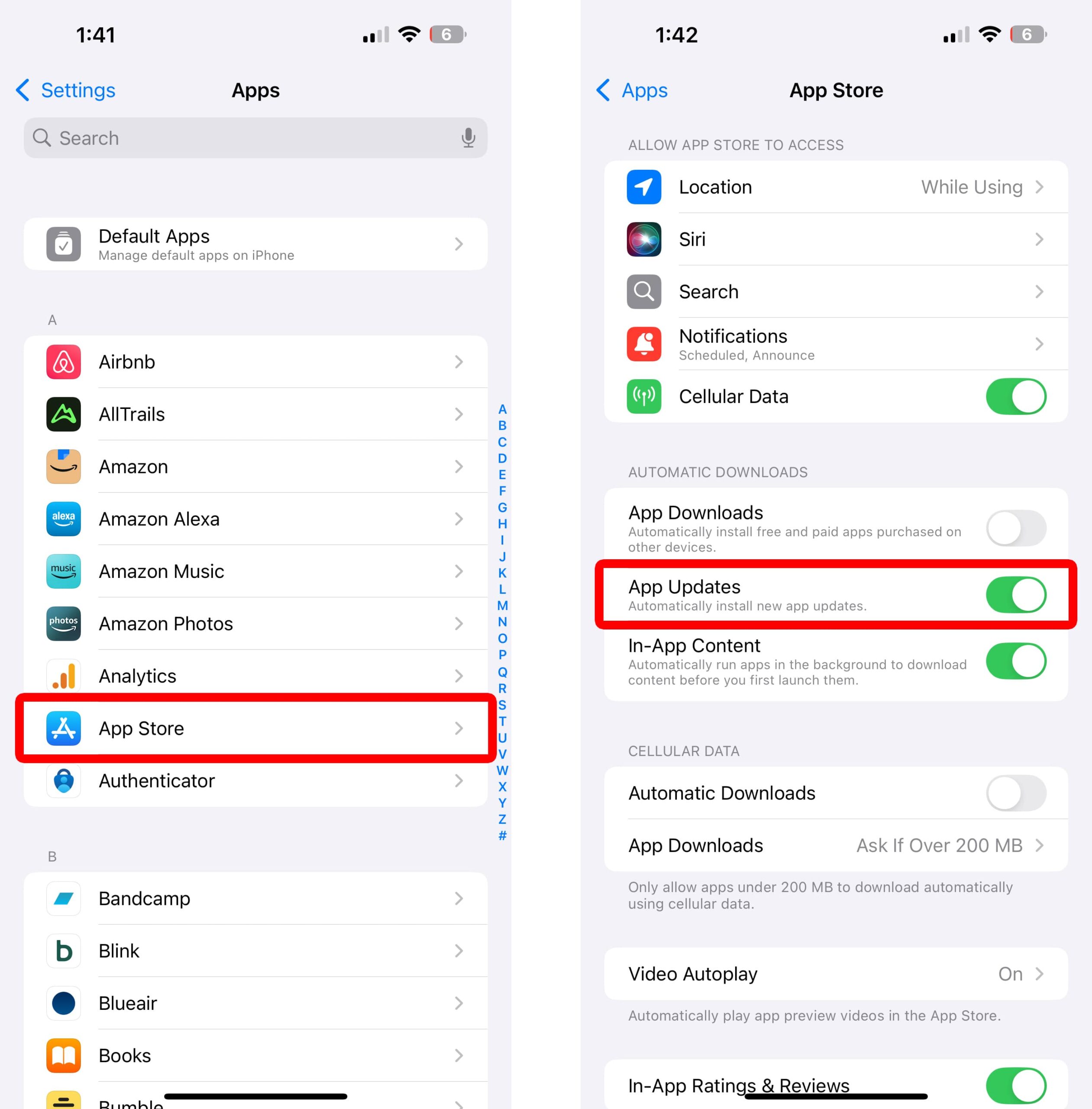 How to Turn Automatic App Updates On or Off