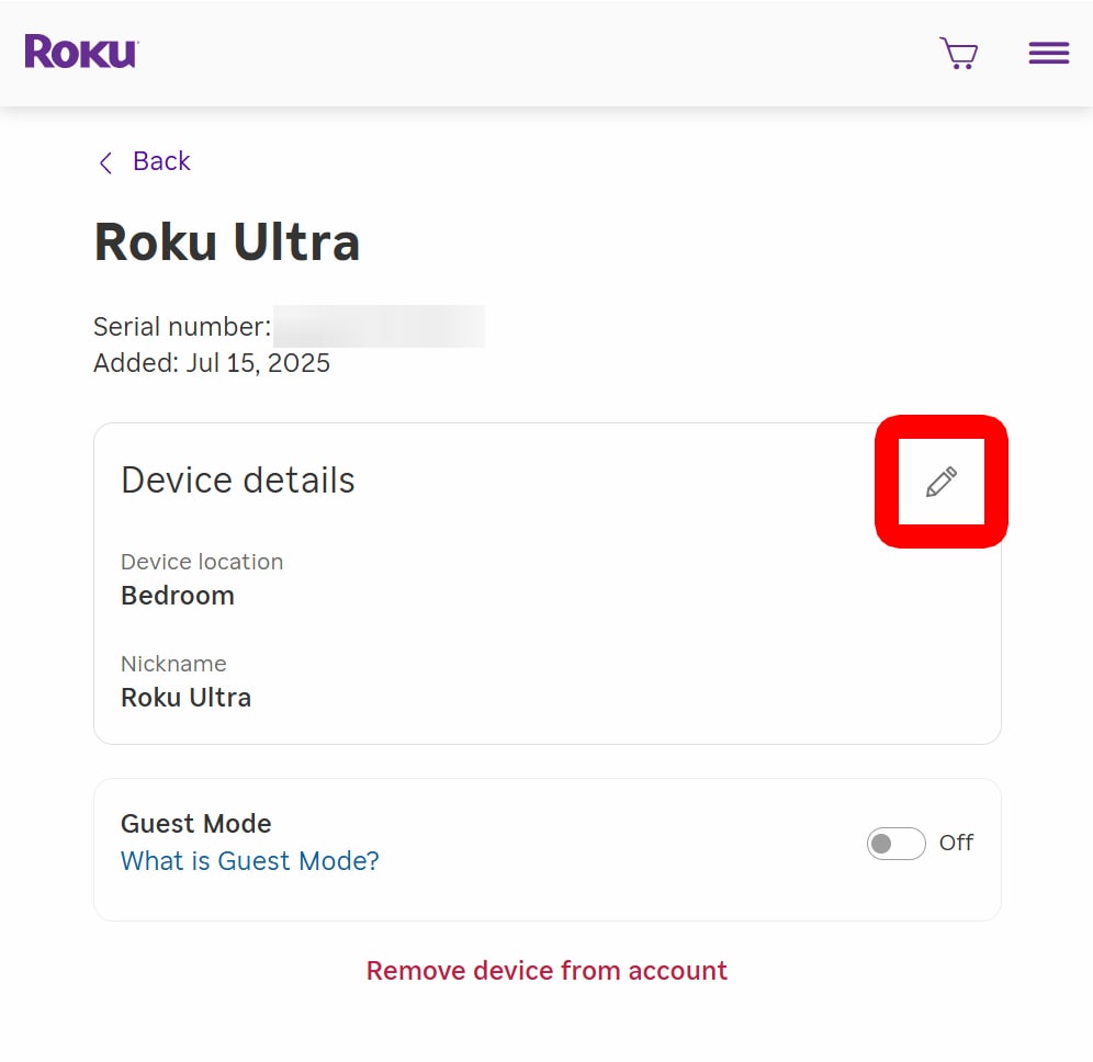 How to Change Your Roku Device Name Online