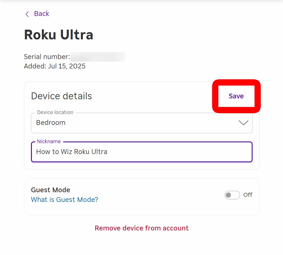 How to Change Your Roku Device Name Online