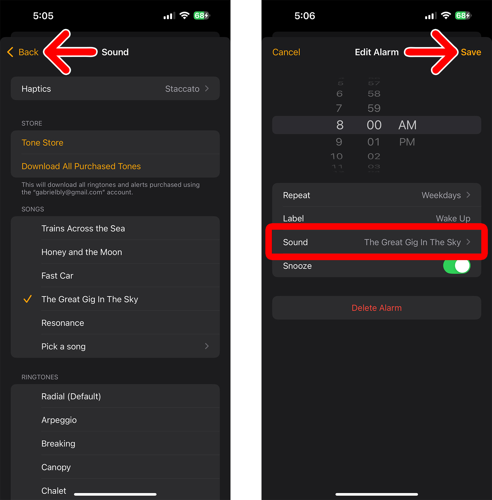 How to Change the Alarm Sound on an iPhone