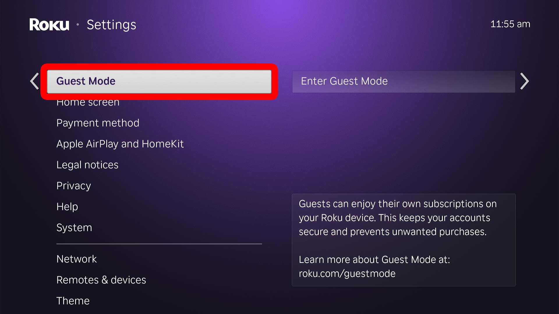 How to Enable Guest Mode on Roku