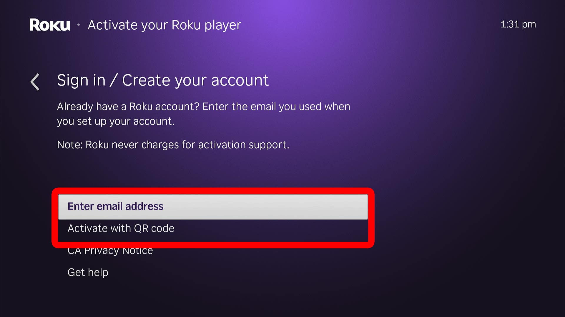 How to Sign in Roku 