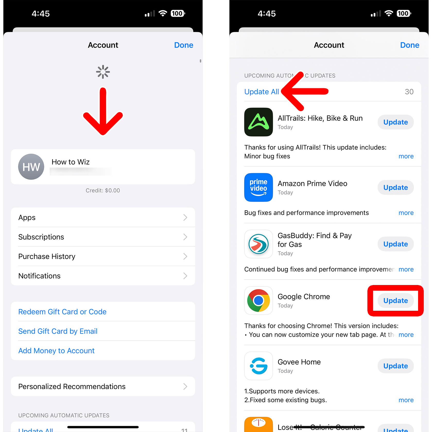 How to Update Chrome on an iPhone or iPad