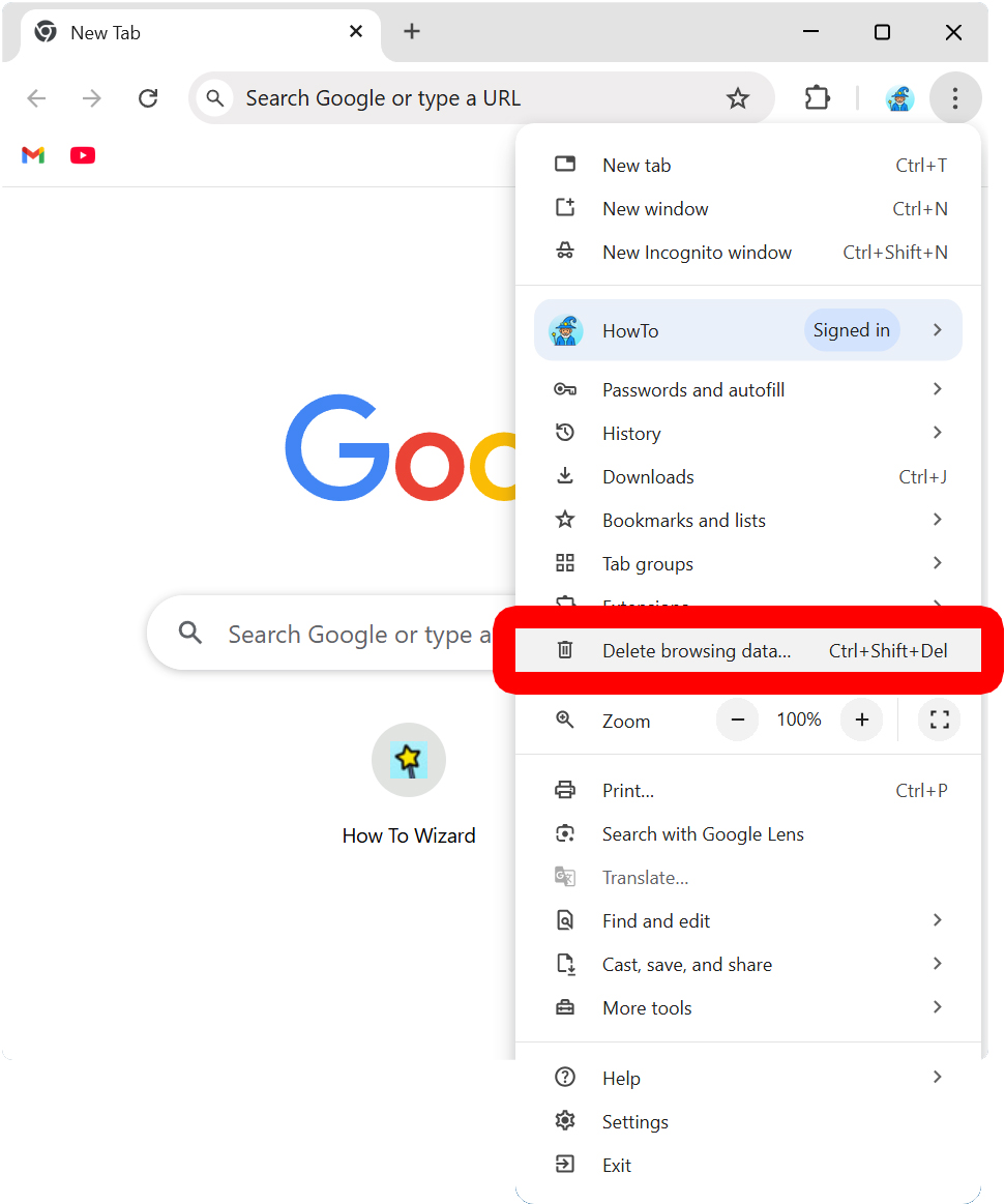How to Clear All Your Chrome History