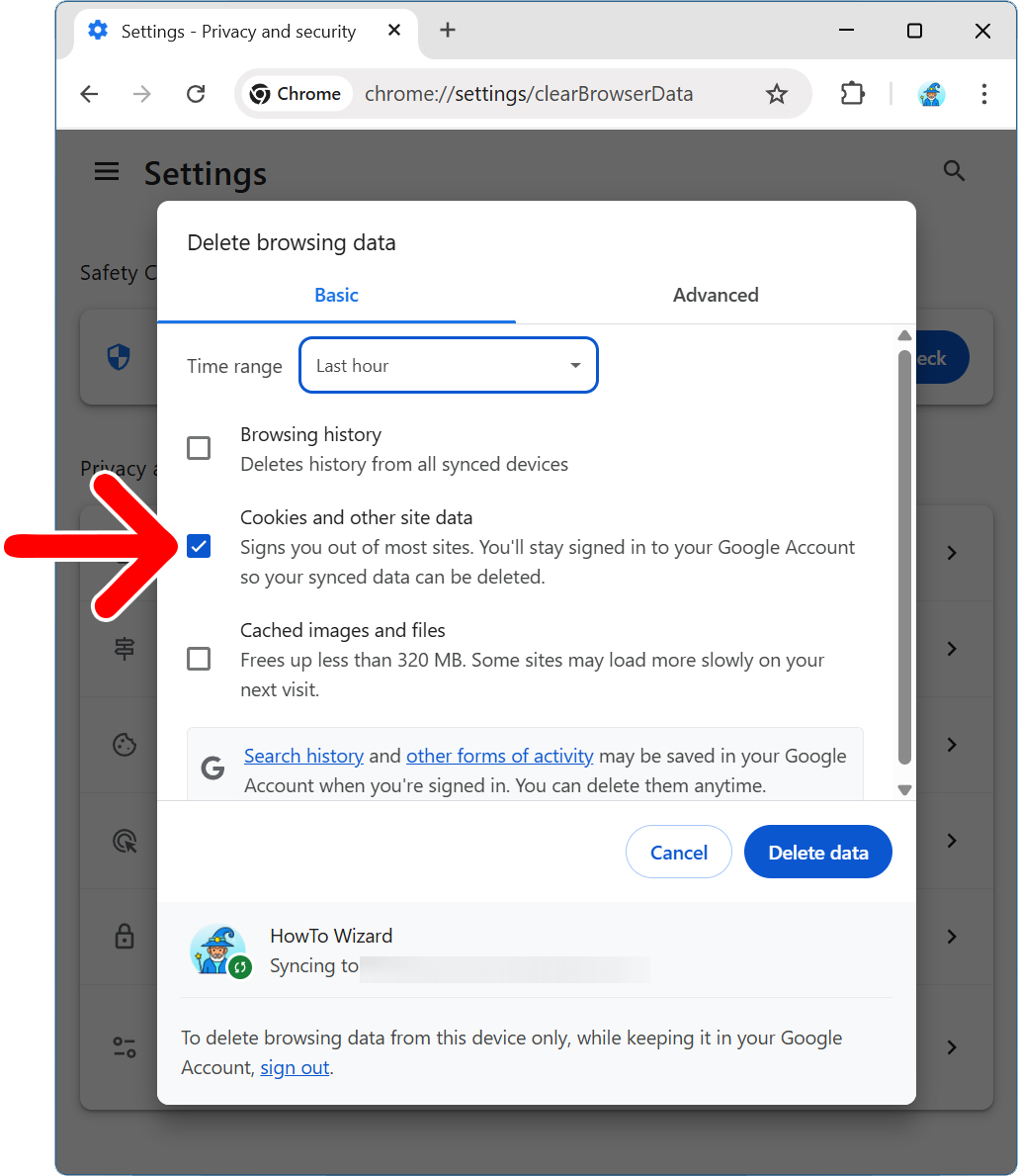 How to Clear Cookies on Google Chrome