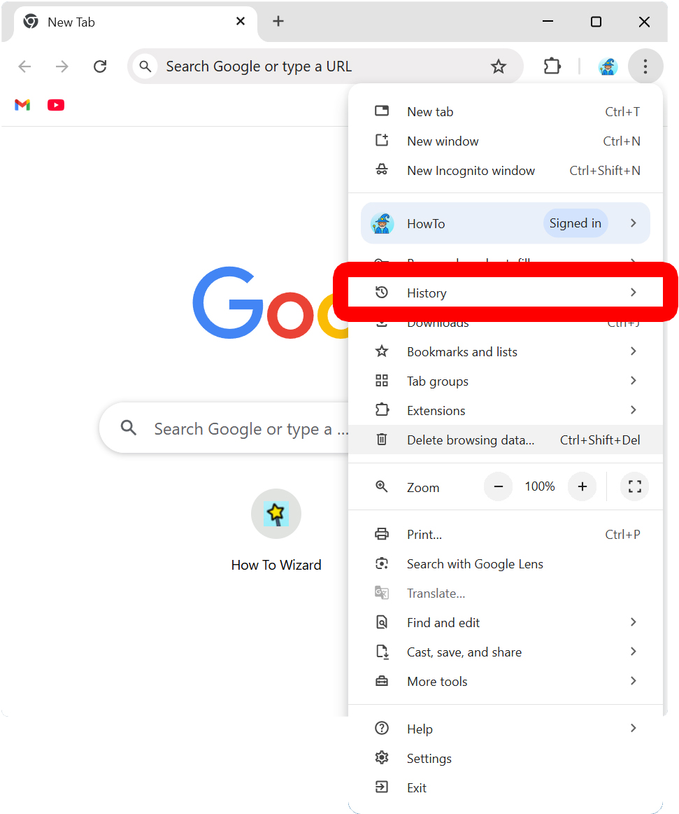 How to Delete a Site from Your Chrome History