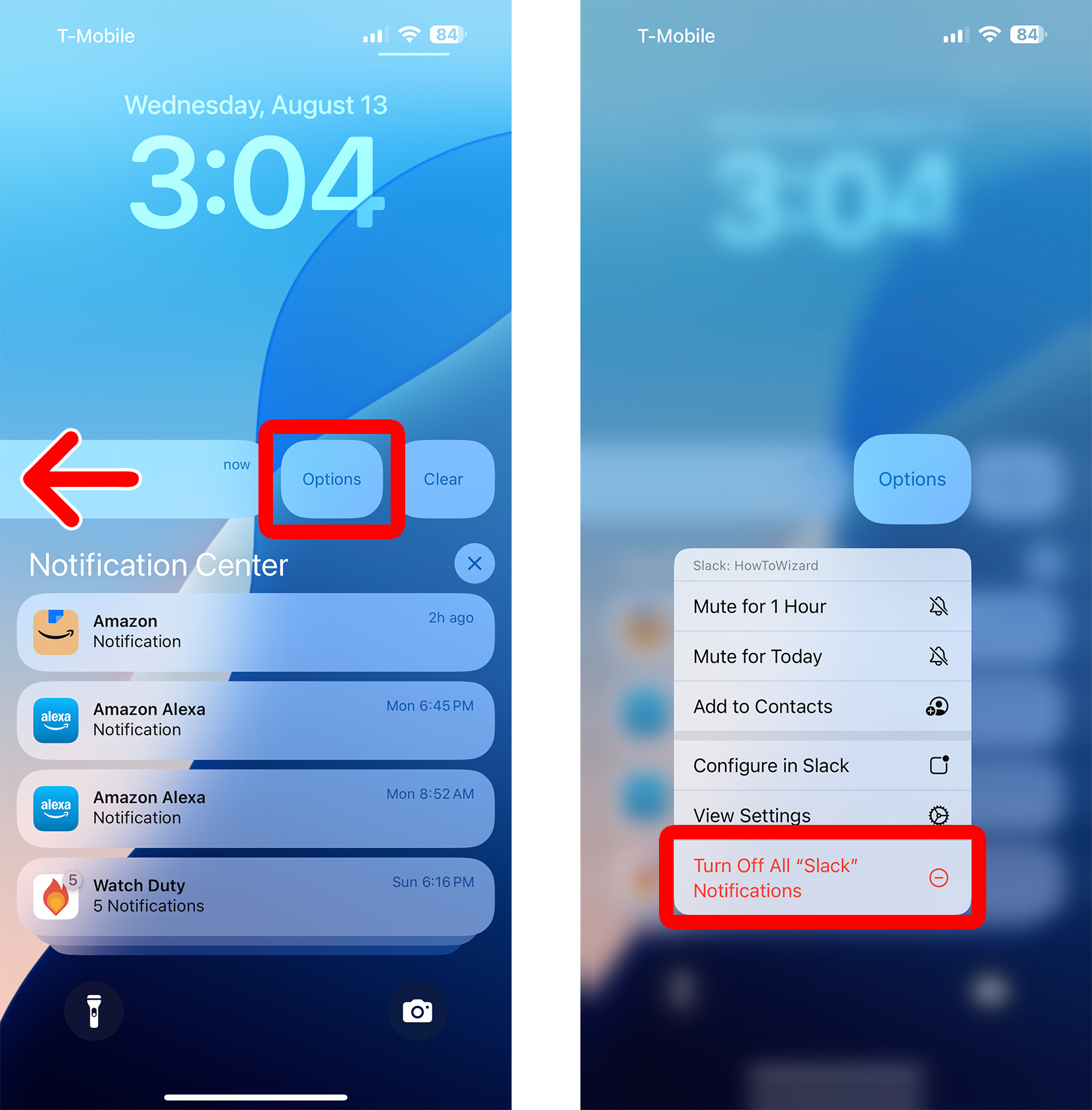 How to Disable Notifications from the Notification Center