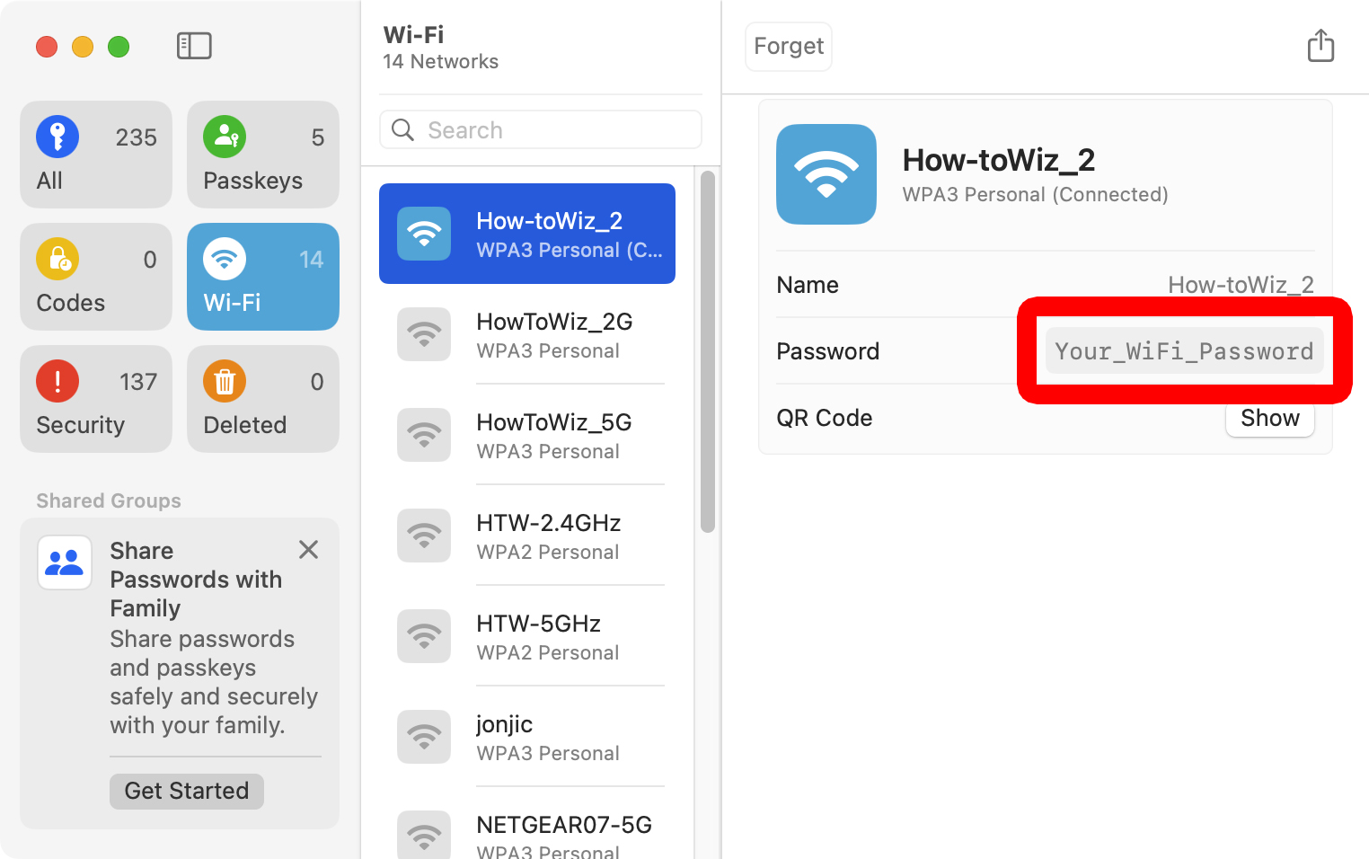 How to Find Any WiFi Passwords on a Mac