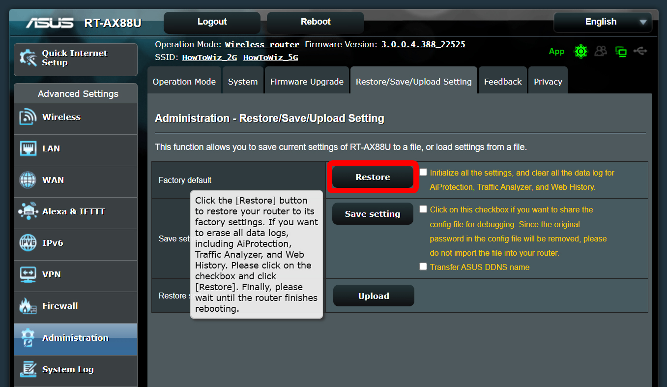 How to Reset a Router Through its Settings