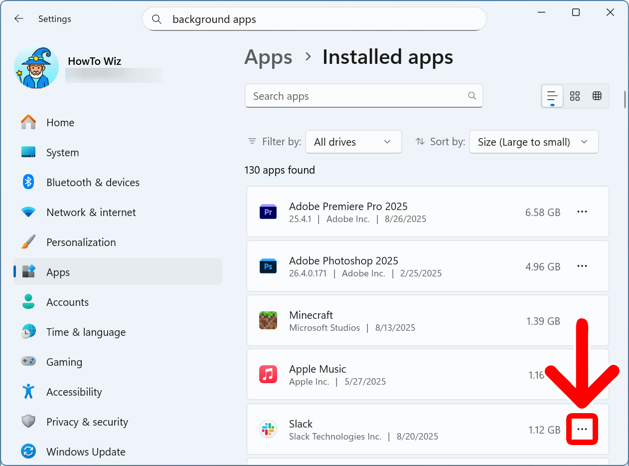 How to Turn Off Background Apps in Windows 11​