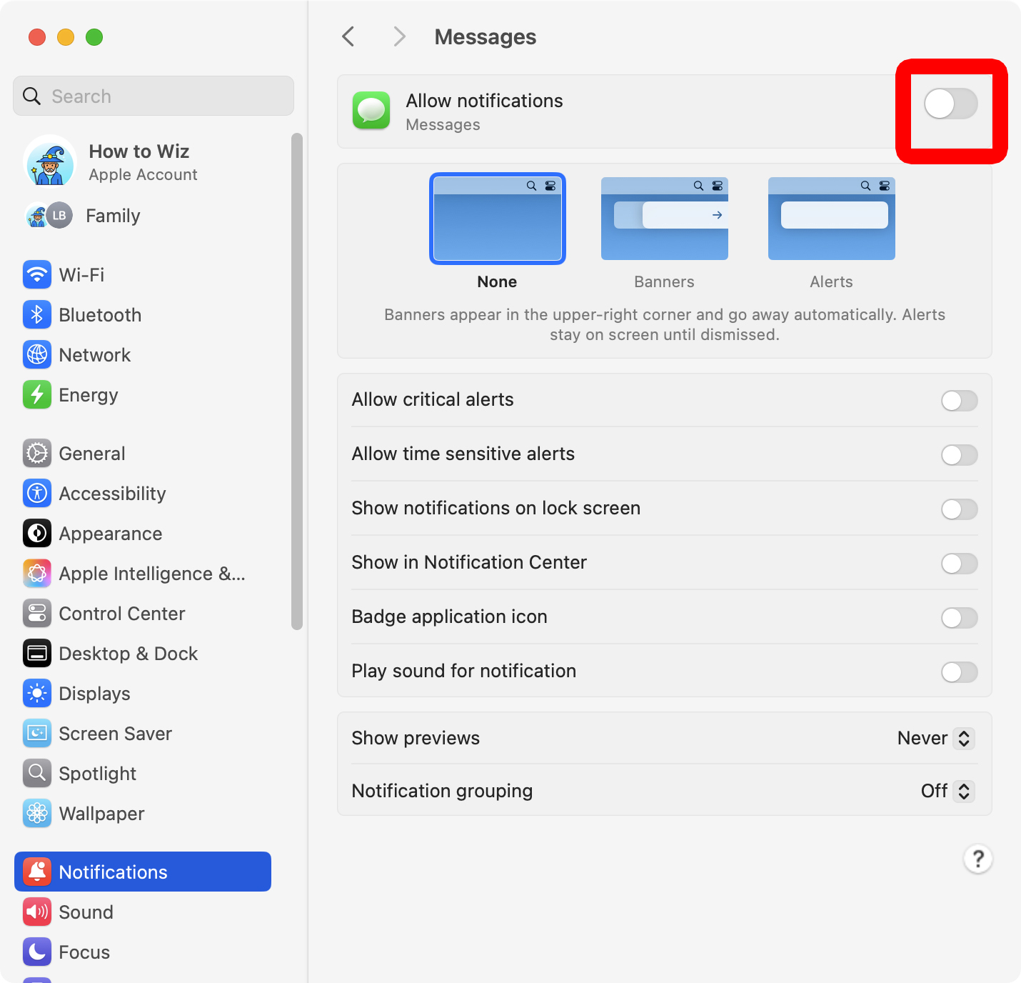 How to Turn Off All Notifications on a Mac
