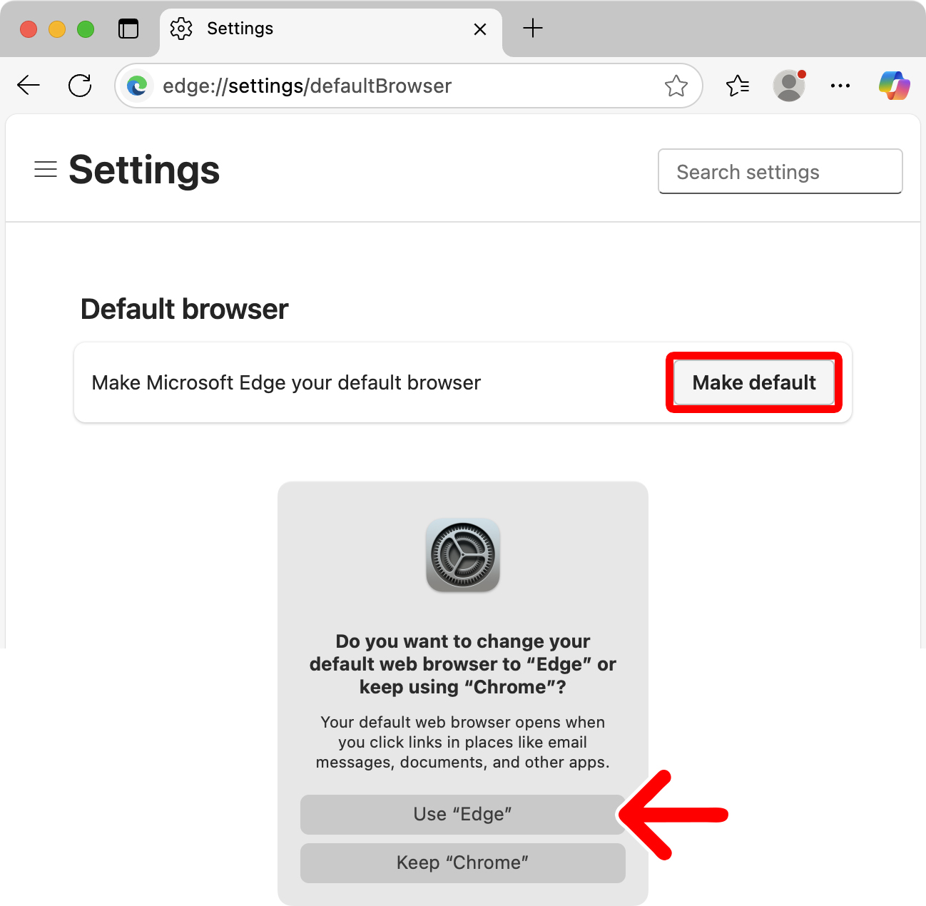 How to Make Edge Your Default Browser on a Mac