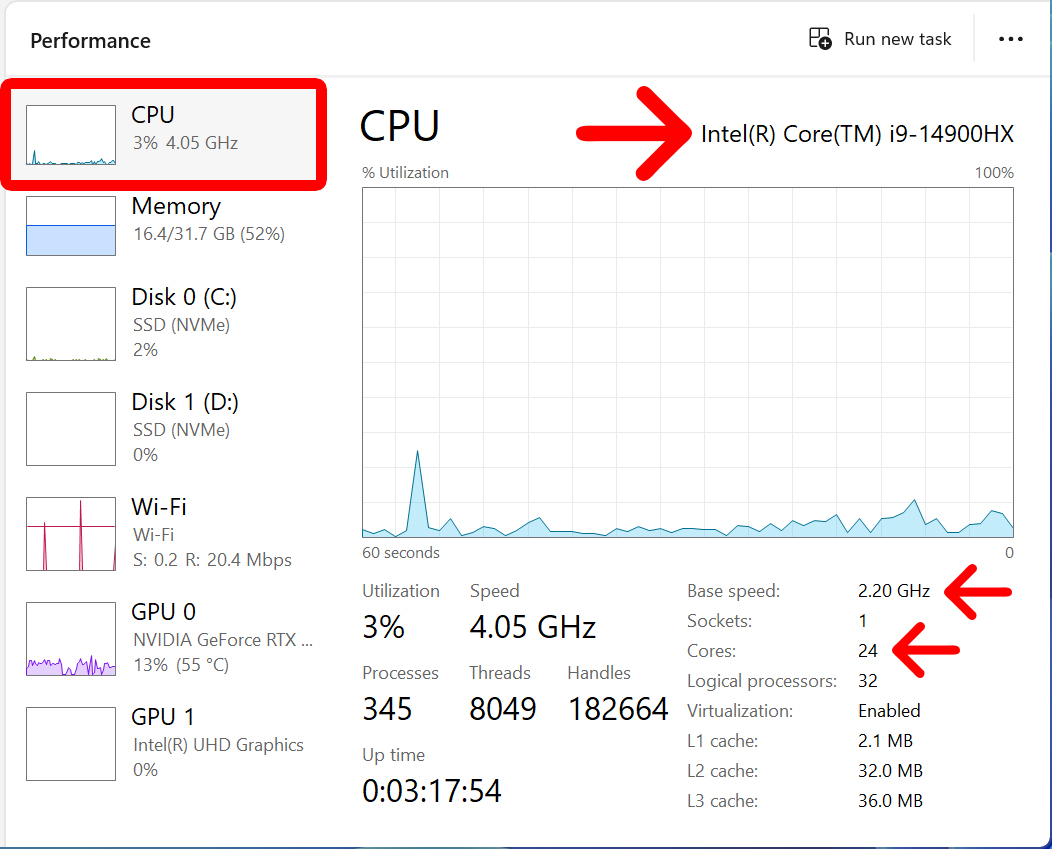 How to Check CPU Specs in Windows 11