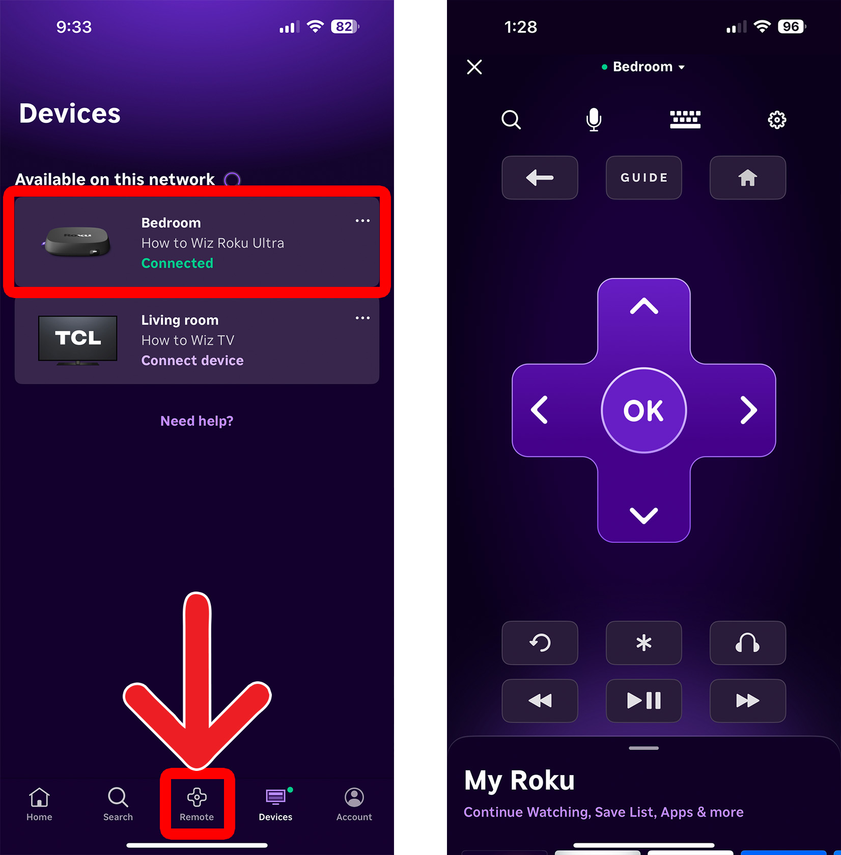 how to connect roku to wifi without remote