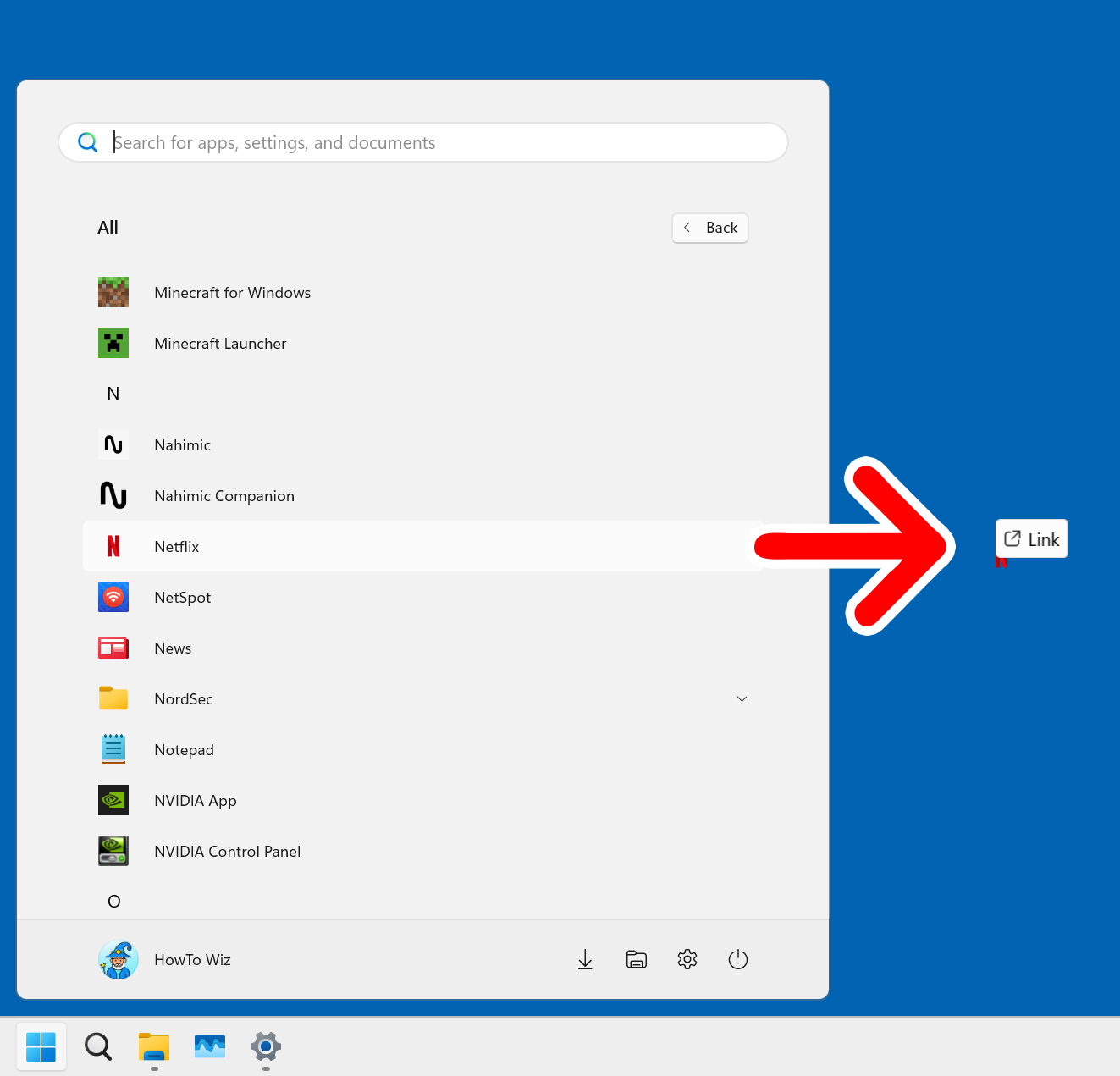 how to add apps to desktop windows 11