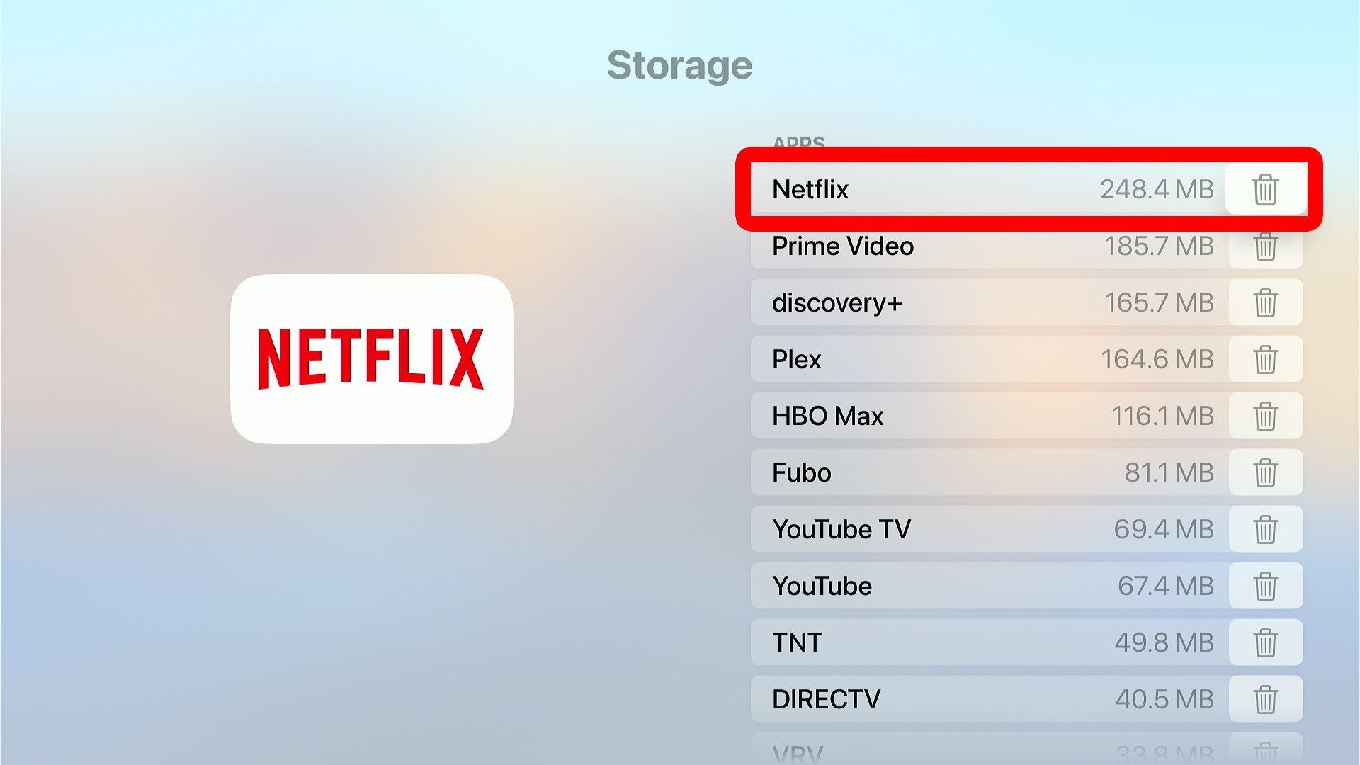 How to Delete Apps from Apple TV Settings