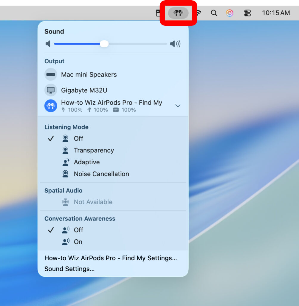 How to Quickly Change AirPods Settings