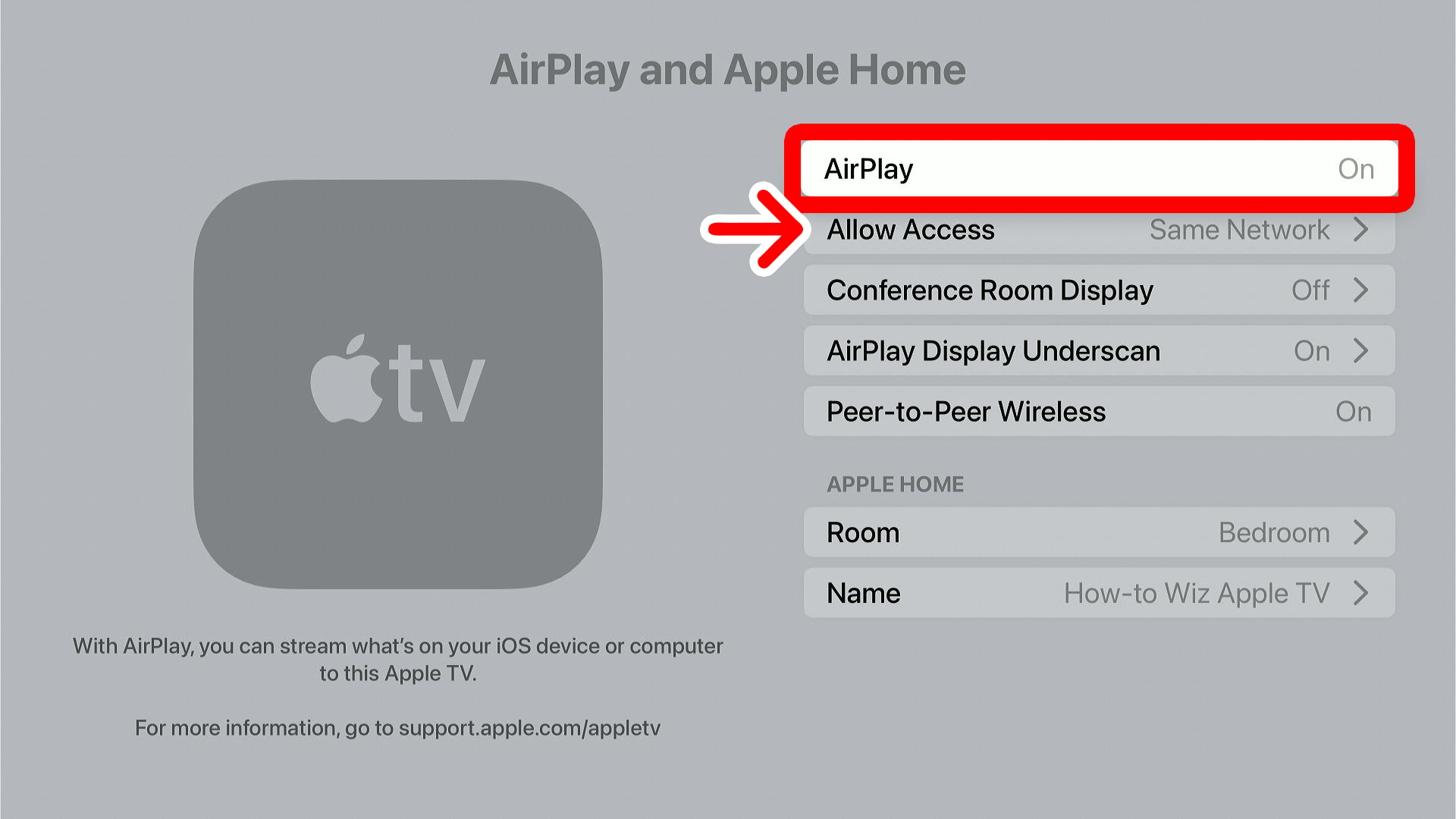 How to Set Up AirPlay on Apple TV