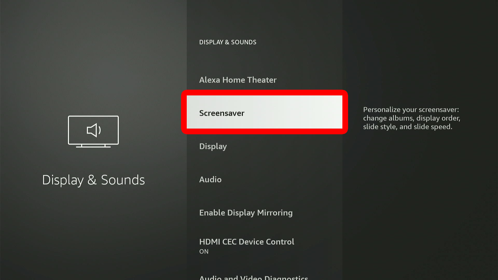 How to Change the Screensaver on Fire TV​