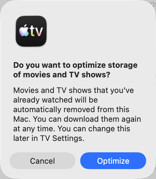 optimize storage