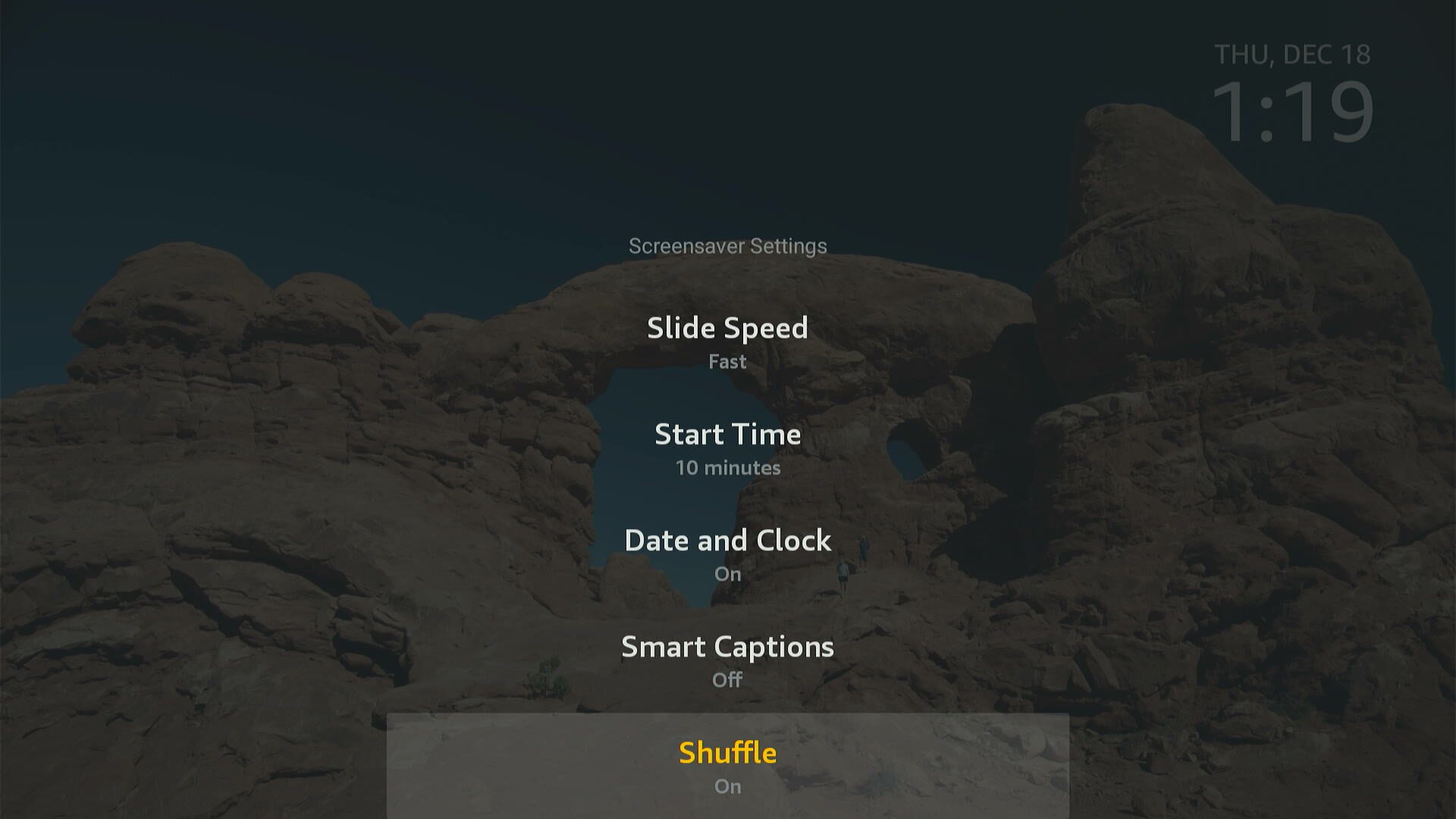 how to change screensaver on fire tv